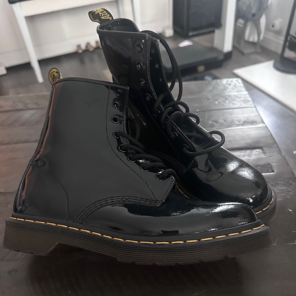 Black Patent Leather Dr Martens